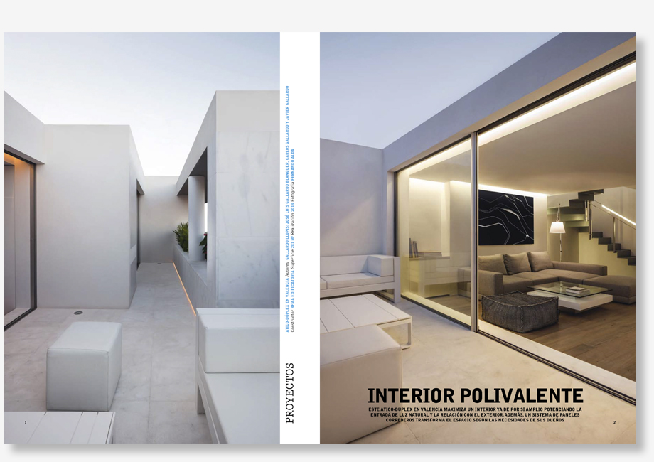 Publicacion Diseño Interior nº260 - Gallardo Llopis Arquitectos