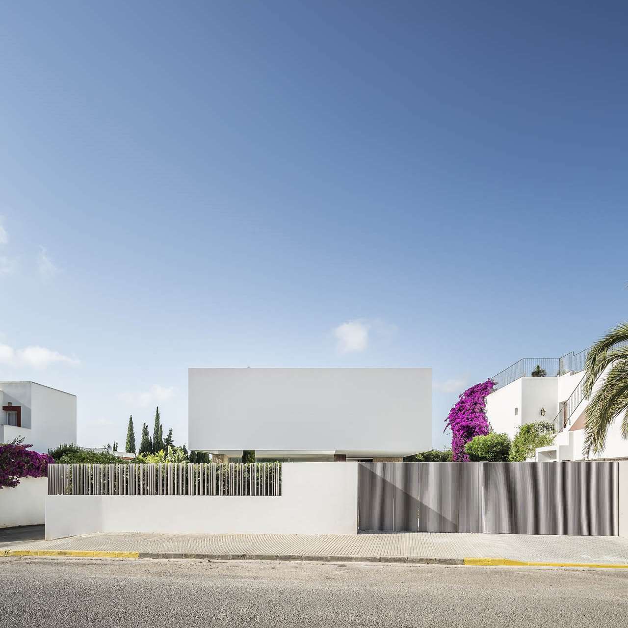 Patio vivienda unifamiliar en Ibiza