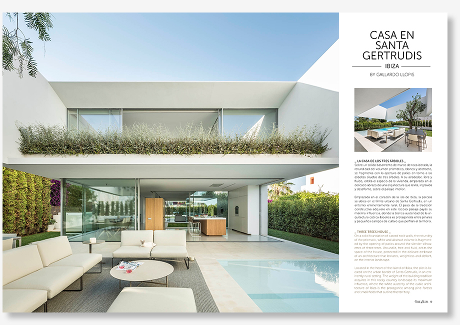 Publicación Class & Villas - Casa en Santa Gertrudis, Ibiza - Gallardo Llopis Arquitectos